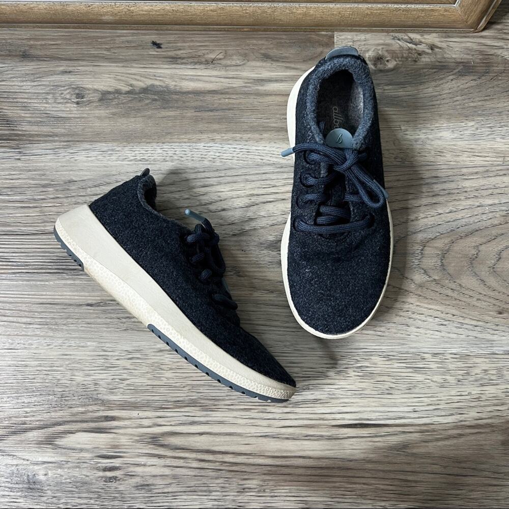 Allbirds Mizzle Waterproof Sneakers Shoes Navy Blue sz 6